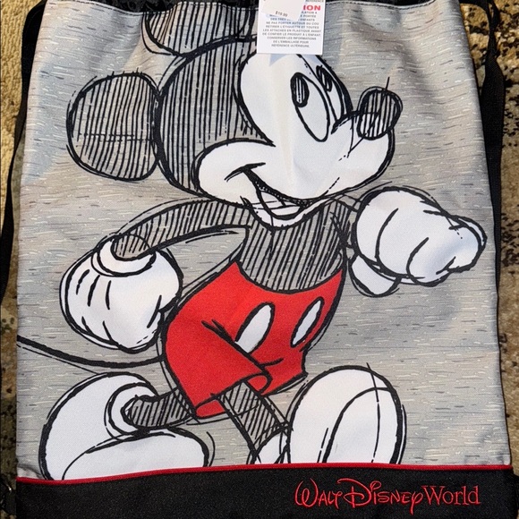 Disney Mickey Mouse Drawstring Backpack - Picture 4 of 13